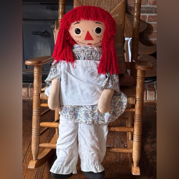 Rare Vintage 1960's XL Annabelle The Original Knickerbocker Raggedy Ann Doll - Picture 12 of 12